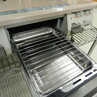 17年製 都市ガス ガステーブル 幅59cm リンナイ ガスコンロ 左強火 RT64JH-L 水無し 片面焼 ☆ PayPay(ペイペイ)決済可能 ☆ 札幌市 北区 屯田