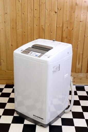 【配達込み】全自動洗濯機　日立　NW-Z78 2015年製　7.0kg　ホワイト　住まい　白い約束　洗濯　大容量　エアジェット乾燥