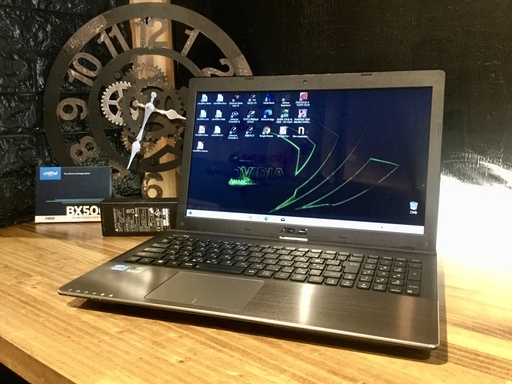 売約済み。ご覧頂きありがとうございました。NVIDIA搭載！一宮でWindows10　ASUS ゲーミングPC corei5 第３世代】一宮市のパソコン屋 Mr.Carnival（ミスカニ）です！パソコン修理・中古パソコンの販売、iPhone\u0026iPad修理店【クレカ\u0026PayPay使えます！】店頭在庫PCのご紹介です！受け渡しは店舗にて(^^)/【15.6インチ ノートパソコン ゲーミングノートPC 3rd i5/RAM8GB/新品SSD240GB】