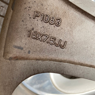 18インチアルミホイール！タイヤバリ溝