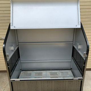 業務用　大型ゴミ箱　大容量　野外収納庫　ダストボックス　ゴミステーション　W1220xD69.50xH1170mm