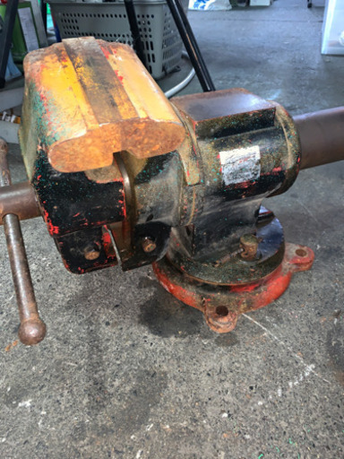 万力　バイス　150mm 中古　古い　サビあり