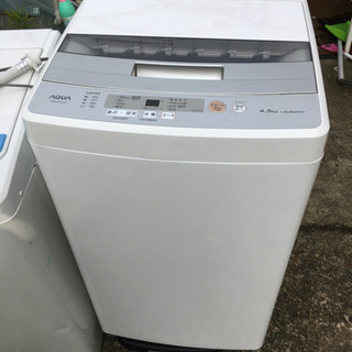 AQUA4.5kg 全自動洗濯機 AQW-S45H　※2019年...