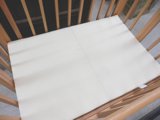 木製ベビーベッド 95×68×88 おりたたみ ヤトミ ハピネスベッド