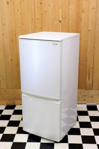 【配達込み】冷蔵庫　SHARP SJ-14S-W 2010年製　137L　ホワイト　2ドア　単身　キッチン　料理