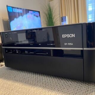 EPSONプリンターEP-705A(未使用インクカートリッジ数本あり)