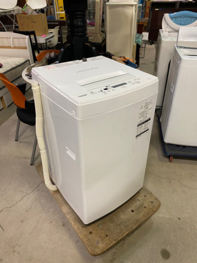 2019年製美品！配送致します！東芝 全自動電気洗濯機 AW-45M7 4.5kg洗い