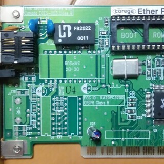 LANﾓｼﾞｭｰﾙ 「Ether PCI-T」（corega製）