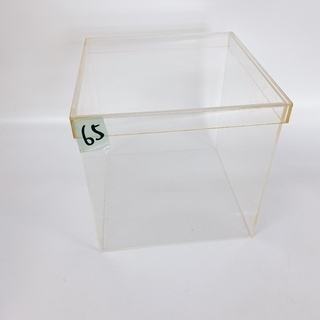 65 プラスチック　正方形　クリアケース　小物入れ　飾りケース　...