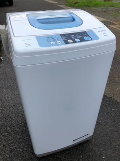 全自動洗濯機 NW-5TR 日立 5kg 全自動洗濯機 風乾燥 2015年製