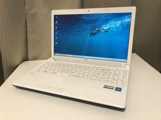 ★受け渡し者決定★【webカメラ搭載でテレワーク使用にも】NEC LaVie LE150/N Celeron 1005M 1.90GHz メモリ2GB HDD 320GB スーパーマルチ Win10Home