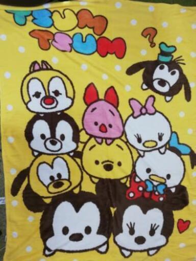 大人気商品 ディズニー ツムツム 大判ブランケット 150 0 ひざ掛け もん 東船橋の子供用品の中古あげます 譲ります ジモティーで不用品の処分