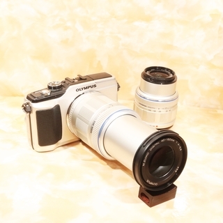 ◆届いてすぐ使えるSD◆オリンパス E-PL2 ダブルズームキット