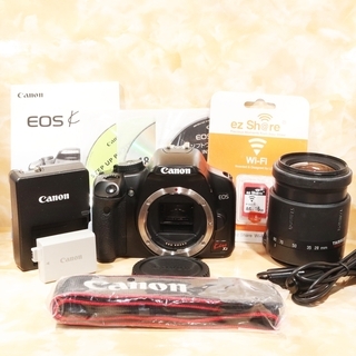 ◆WifiSDでスマホ転送◆キヤノン kiss x2 レンズセット ◇WifiSDでスマホ転送◇キヤノン kiss x2 レンズセット