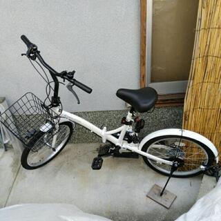 シマノ　SHIMANO　６速ギア　　折り畳み自転車　サスペンション　