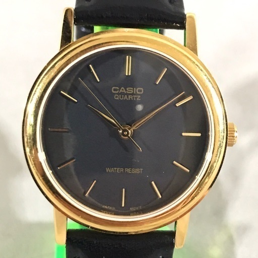 Casio チープカシオ チプカシ 黒 金 メンズクォーツ 3針モデル腕時計 Mtp 1095 Sips Tokyo 西大島のアクセサリー 腕時計 の中古 古着あげます 譲ります ジモティーで不用品の処分