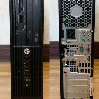 中古　HP z210 sff ワークステーションと19インチモニターのセット
