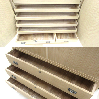 札幌発 加茂桐たんす 加茂桐箪笥協同組合謹製 伝統工芸士 小林雄蔵作 光保刃 12段収納 桐タンス 和箪笥 着物 和服 伝統工芸品 家具