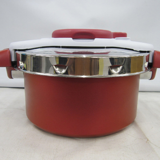 【新品未使用】ティファール クリプソ ミニット デュオ レッド　4.2L クリプソ ミニット デュオ ティファール 圧力鍋 4.2L レッド P4604236