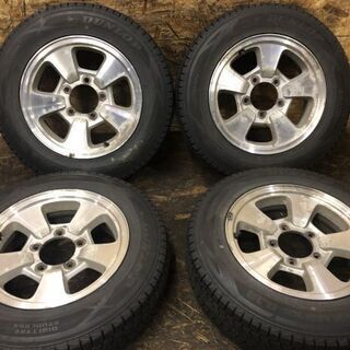 【DUNLOP WINTER MAXX SJ8 175/80R16】冬 4本【SUZUKI ジムニー 純正ホイール 16インチ 5.5J5HPCD139.7+22】バリ溝　(VTK193) クレジットカード QR決済可能