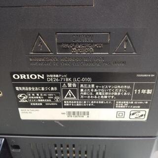 ORION 26型液晶テレビ DE26-71BK オリオン、デジタル3波対応26V型フルHD液晶テレビ - 価格.com