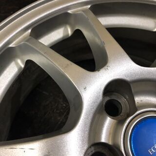 BS ECO FORME エコフォルム 社外ホイール 15インチ 4本 6J5HPCD100+45 プリウス ウィッシュ等 トヨタ純正ナット必須　(VHG98) クレジットカード QR決済可能