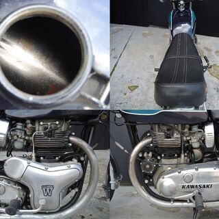 愛媛発☆昭和名車 カワサキ 650RS W3 当時物美車 W650 走行距離14,517km =