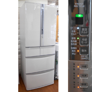 美品！475L HITACHI ノンフロン冷凍冷蔵庫 ホワイト　2017年製 美品！475L HITACHI ノンフロン冷凍冷蔵庫 ホワイト 2017年製 美
