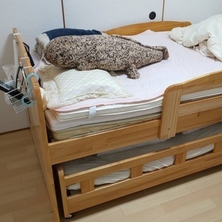 引き出し式２段ベッド シングル せーじ 姫島のベッド 二段ベッド の中古あげます 譲ります ジモティーで不用品の処分
