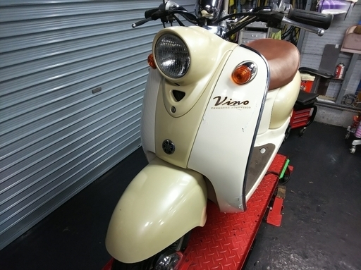 値下げしました❕東京都板橋区高島平から　最後の２サイクル！VINO ビーノ　SA10J　2型の前期モデル　 整備済みでそのまま乗れます２スト２サイクル　原付き　原チャリ　50cc　スクーター 　安い　お買い得です