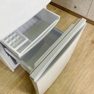 5*1 SHARP シャープ 137L 2ドア冷蔵庫 SJ-14E4-KW 17年