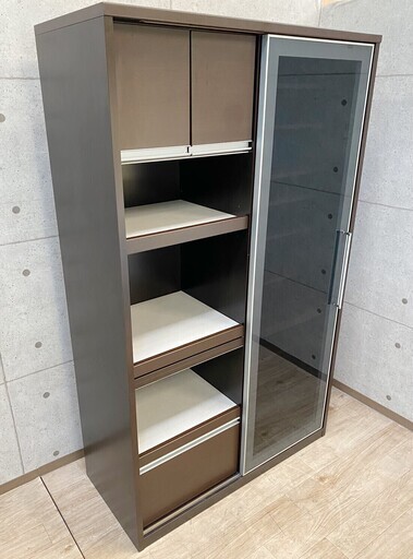 7*47 松田家具 レンジボード キッチン収納 食器棚
