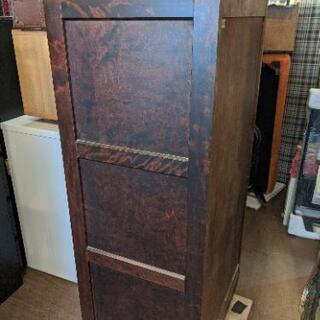 【売約済み】北海道民芸　家具　北民　チェスト　タンス　箪笥　衣類収納　収納　隙間　民芸　検　松本民芸　水目桜　ミズメザクラ　桜　無垢材　天然木　9杯　樺桜　カバ材