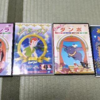 ディズニーDVD４枚 シンデレラ、ピーターパン、ピノキオ、ダンボ