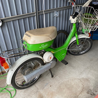 綺麗な未再生実働車♪約40年前！昭和のかわいいレトロ原付