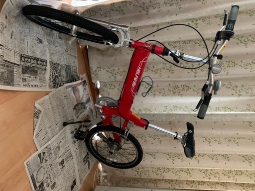 ジャイアントHalfway (ハーフウェイ) 折りたたみ自転車 カラー赤レッド