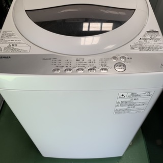 TOSHIBA 5.0kg 洗濯機　AW-5G6