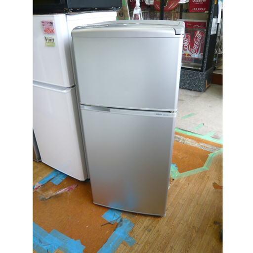 札幌 109L 2016年製 2ドア冷蔵庫 アクア AQR-111E AQUA 100Lクラス 家電 本郷通店