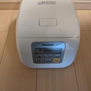 【終了】炊飯器　Panasonic　3合炊き　2015年製　計量...