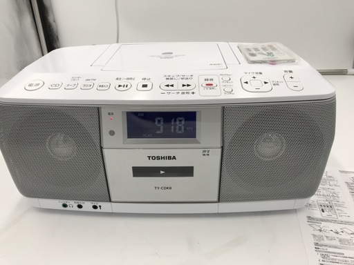 【美品】東芝CDラジオカセットレコーダー 『送料無料』