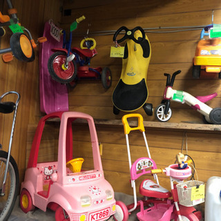 幼児三輪車・キックボード・一輪車1,100円から色々あります。