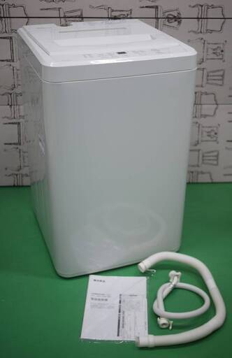 美品 17年製 MUJI 無印良品 洗濯機 AQW-MJ60 6kg 白 シンプル