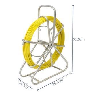 グラスファイバーワイヤーケーブル フィッシュテープ 4.5mm 70m