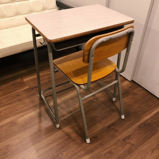 【お値下げ】学校机・椅子セット