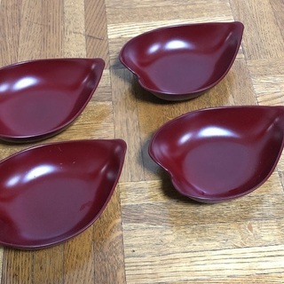 桜の形の小皿(4枚セット)