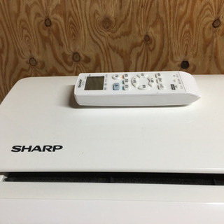 53) エアコン シャープ 100V 6-9畳用 2018年製品 内部清掃× ※別途