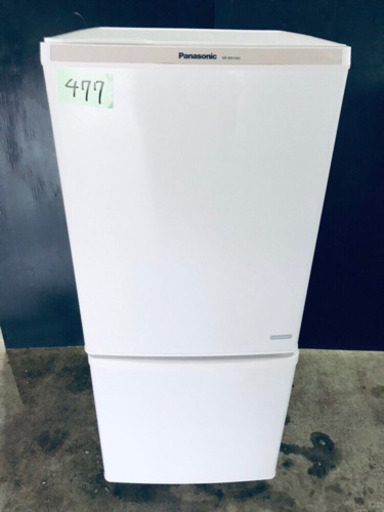 477番 Panasonic✨ノンフロン冷凍冷蔵庫✨NR-BW146C-W形‼️