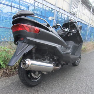 ヤマハ マジェスティC250(マッドブラック限定車) 実働中古車 社外