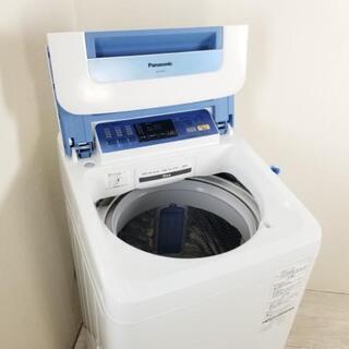 中古 7.0kg 送風乾燥機能付 全自動洗濯機 パナソニック エコナビ 世帯向け ファミリー 2014年～2015年製造 ブルー 6ヶ月保証付き【型番掲載商品】