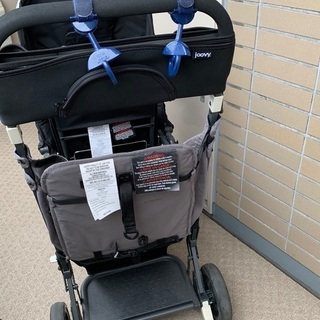 JOOVY 二人乗りベビーカー 後部リアシート・レインカバー付